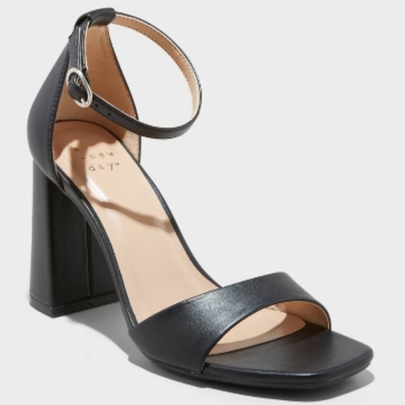 Women's Shelly Heels with Memory Foam Insole A New Day Black 9.5 NWOT - Picture 2 of 6